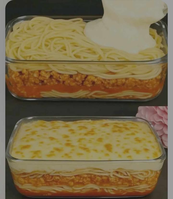 Baked Spaghetti Casserole With Bechamel Sauce