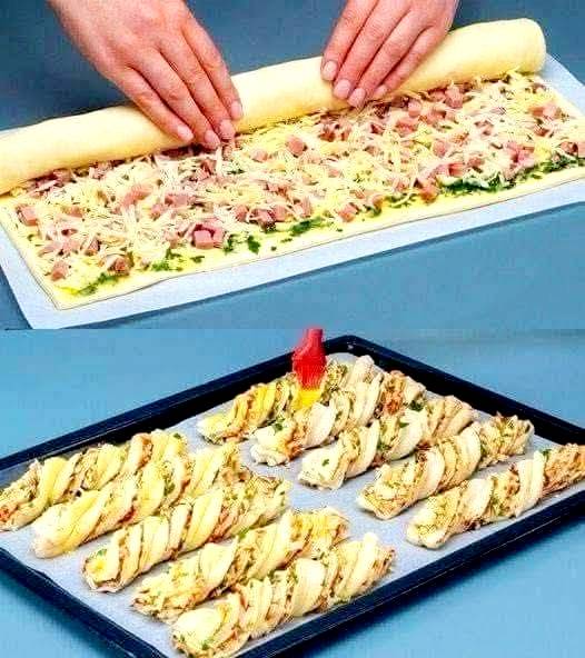 Twisted Puff Pastry Bites