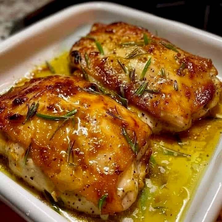  baked chicken breasts with herbs.