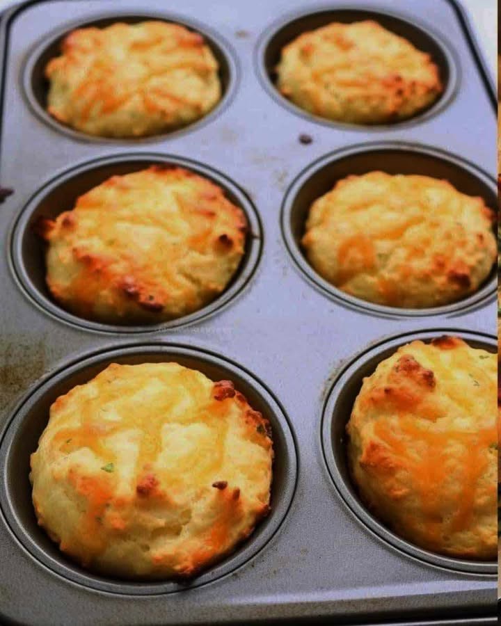 low Carb Biscuits in a Muffin Tin