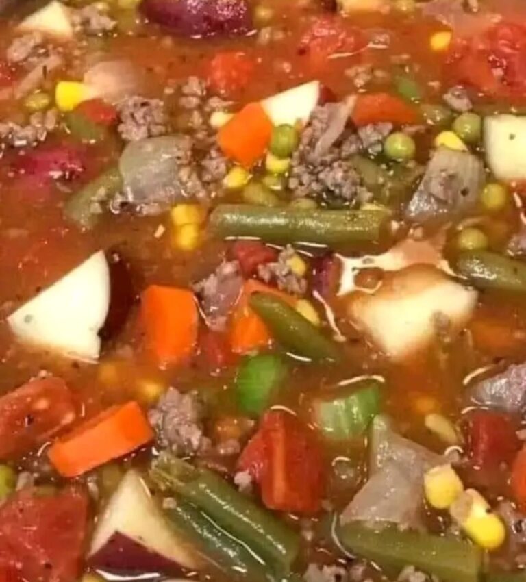 (Beef and Vegetable Soup).