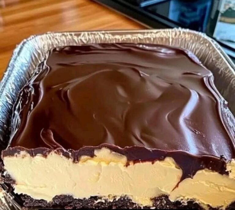 a Chocolate Ice Cream Layer Dessert