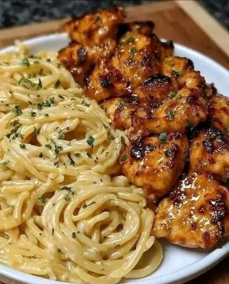 Creamy Pasta with Grilled